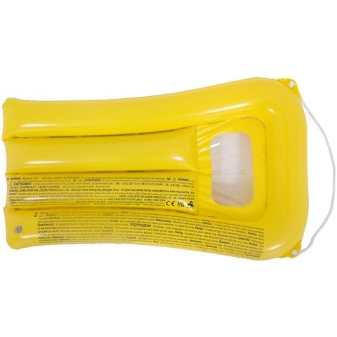 MATERAC PLAŻOWY Z OKIENKIEM PODWODNY ŚWIAT 74x48CM 37591 - ŻÓŁTY