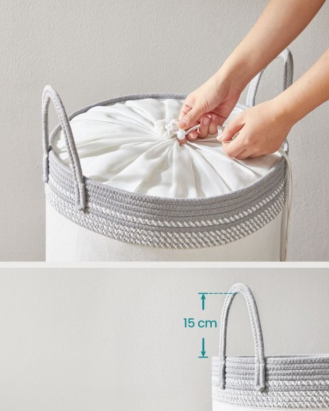 Bawełniany kosz na pranie 60 L