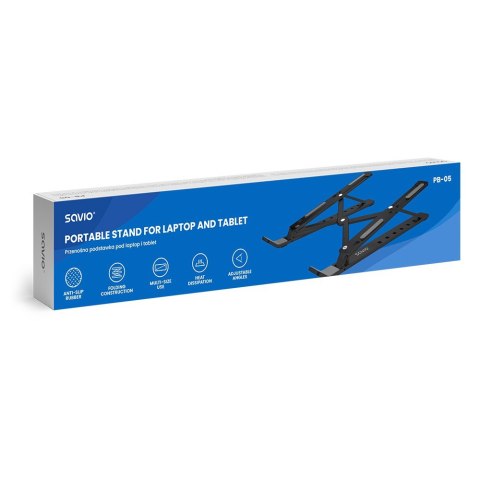 Przenośna podstawka biurowa pod laptop/tablet PB-05