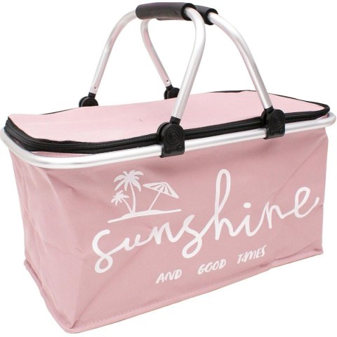 KOSZYK TURYSTYCZNY SKŁADANY TERMICZNY 35L REDCLIFFS RÓŻ