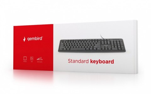 Klawiatura Standardowa USB Czarna KB-U-103