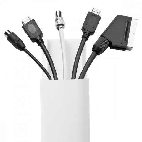 Listwa maskująca MC-814 W aluminiowa, Biała