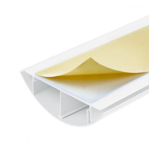 Listwa maskująca MC-814 W aluminiowa, Biała