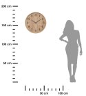 Drewniany zegar ścienny Ivana 55 cm