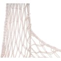 HAMAK AŻUROWY FOTEL WISZĄCY BOCIANIE GNIAZDO 60x60x150CM Z PODUSZKĄ ECRU