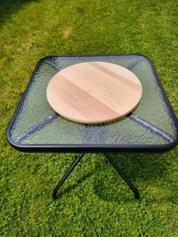 Deska do krojenia drewniana okrągła 45 cm | Deska do serwowania pizzy