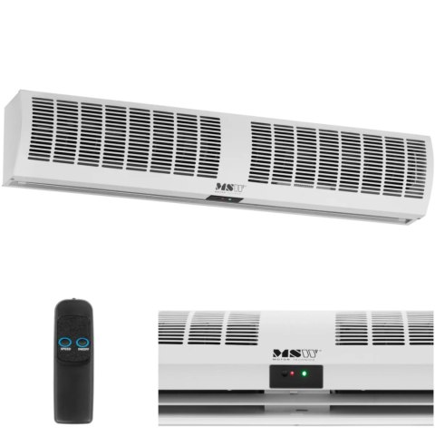 Kurtyna powietrzna elektryczna ścienna z pilotem 2510 m3/h 115 W