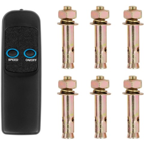 Kurtyna powietrzna elektryczna ścienna z pilotem 2510 m3/h 115 W