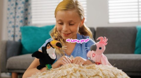 Maskotka interaktywna Happy Yappers Wesołe gadułki - Flaming