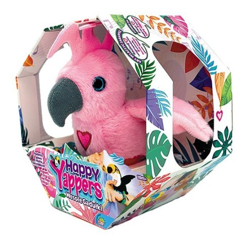 Maskotka interaktywna Happy Yappers Wesołe gadułki - Kakadu
