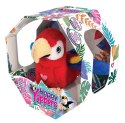 Maskotka interaktywna Happy Yappers Wesołe gadułki - Papuga czerwona