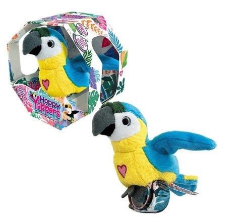 Maskotka interaktywna Happy Yappers Wesołe gadułki - Papuga niebieska