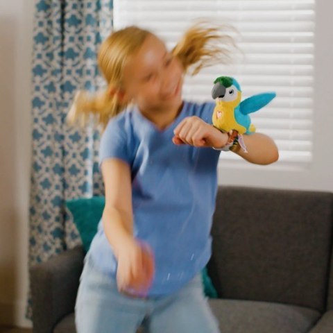 Maskotka interaktywna Happy Yappers Wesołe gadułki - Papuga niebieska