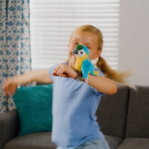 Maskotka interaktywna Happy Yappers Wesołe gadułki - Papuga niebieska