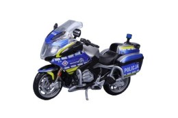 Model metalowy Motocykl Polska Policja 1/18