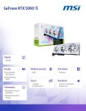 Karta graficzna GeForce RTX 5060 Ti 16G GAMING TRIO OC WHITE