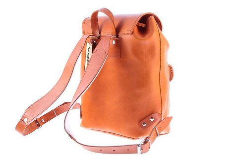 Duży plecak skórzany Vintage P38 BROWN