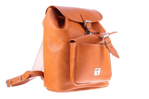 Duży plecak skórzany Vintage P38 BROWN