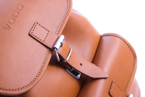 Duży plecak skórzany Vintage P38 BROWN