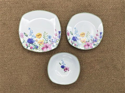 Komplet obiadowy Botanic Lea 18 el.