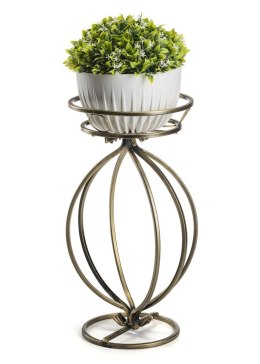 Metalowy złoty kwietnik Virella 30x54 cm