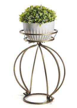 Metalowy złoty kwietnik Virella 38x54 cm