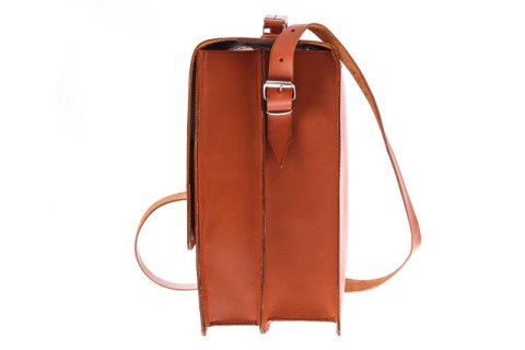 Raportówka 2-komorowa Vintage P37 BROWN