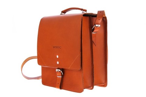 Raportówka 2-komorowa Vintage P37 BROWN