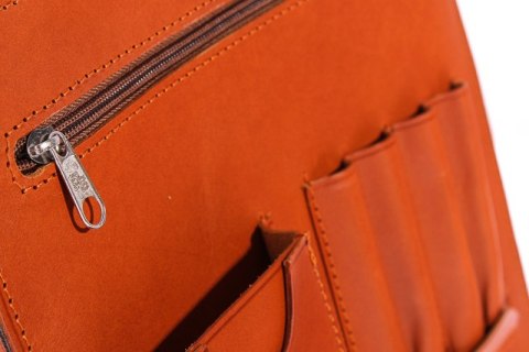 Raportówka 2-komorowa Vintage P37 BROWN