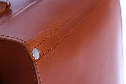 Raportówka 2-komorowa Vintage P37 BROWN