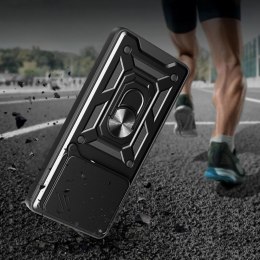 Etui case na Motorola Edge 60 Fusion z podstawką osłoną obiektywu CamShield Pro - czarne