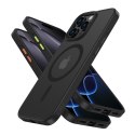 Etui case na iPhone 16 Pro z nakładkami na przyciski MagMat Magsafe - czarny mat