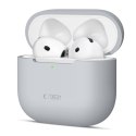 Etui ochronne silikonowe na słuchawki Apple AirPods 4 - szare