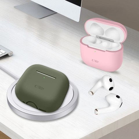 Etui ochronne silikonowe na słuchawki Apple AirPods 4 - szare
