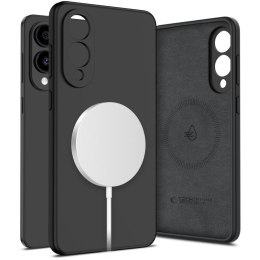 Etui pokrowiec na Samsung Galaxy S25 Edge Liquid Silicone MagSafe - czarne