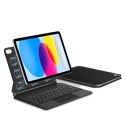 Etui z klawiaturą na iPad 10.9'' 2022 / iPad 11'' 2025 Smartcase Magnetic - czarne