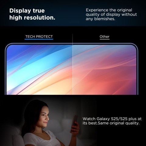 Szkło hartowane na Samsung Galaxy S25 Quick Set+ - przezroczyste