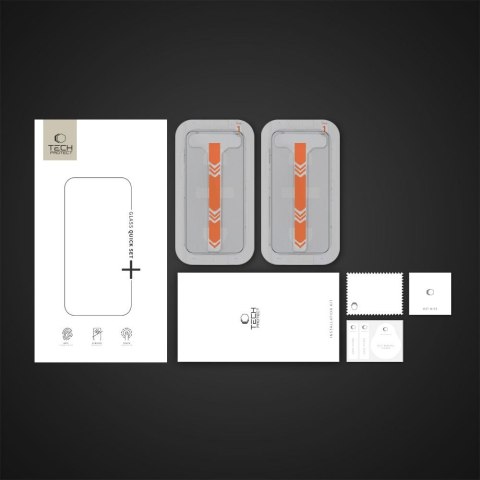 Szkło hartowane na iPhone 16 Pro Max z ramką instalacyjną Quick Set+ - 2 szt.