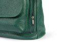 Zielona skórzana torebka na ramię EP20