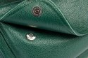 Zielona skórzana torebka na ramię EP20