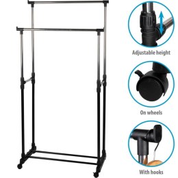 SZAFA GARDEROBA WIESZAK 75x42x93-158CM ALPINA