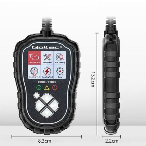 Cyfrowy Tester diagnostyczny ProLine | OBDII EOBD | 8V-25V | DualSystem