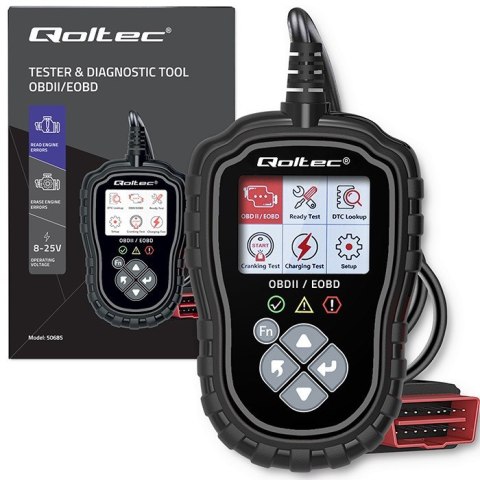 Cyfrowy Tester diagnostyczny ProLine | OBDII EOBD | 8V-25V | DualSystem