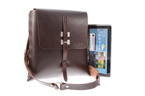 Designerska torba skóra Vintage P3 BLACK