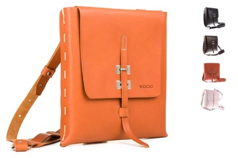 Designerska torba skóra Vintage P3 BLACK