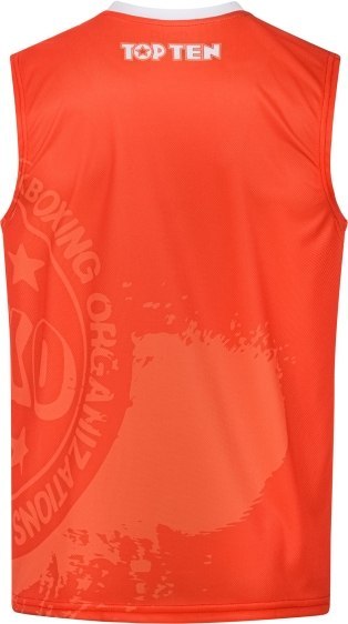 Koszulka bez rękawów do kick lightu TOP TEN (WAKO APPROVED)