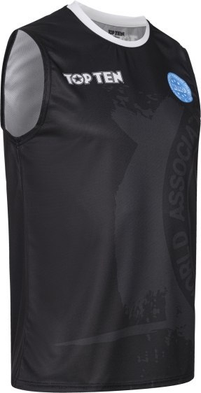 Koszulka bez rękawów do kick lightu TOP TEN (WAKO APPROVED)