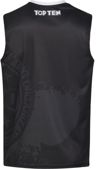Koszulka bez rękawów do kick lightu TOP TEN (WAKO APPROVED)