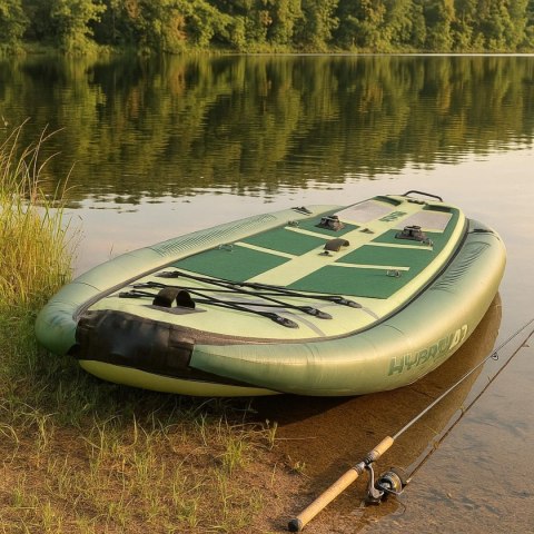 ZESTAW DESKA SUP DLA WĘDKARZY 150KG DMUCHANA 330x99x15CM