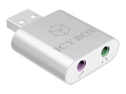 Adapter ICY BOX IB-AC527 USB - 2x audio